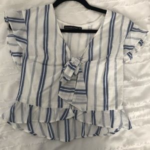 Abercrombie Tie Front Top